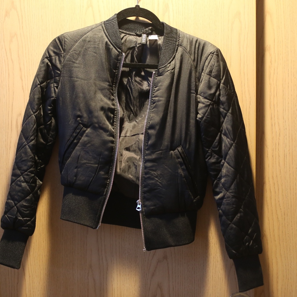 Divided Black Bomber Jacket